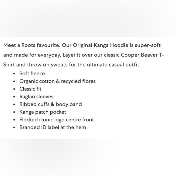 Roots Original Kanga Hoodie - Salt ‘n Pepper - Picture 2 of 4